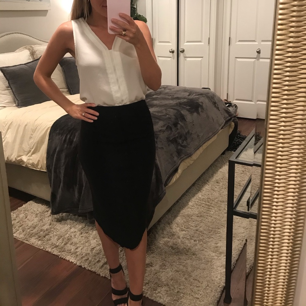 White chiffon Roe & De blouse